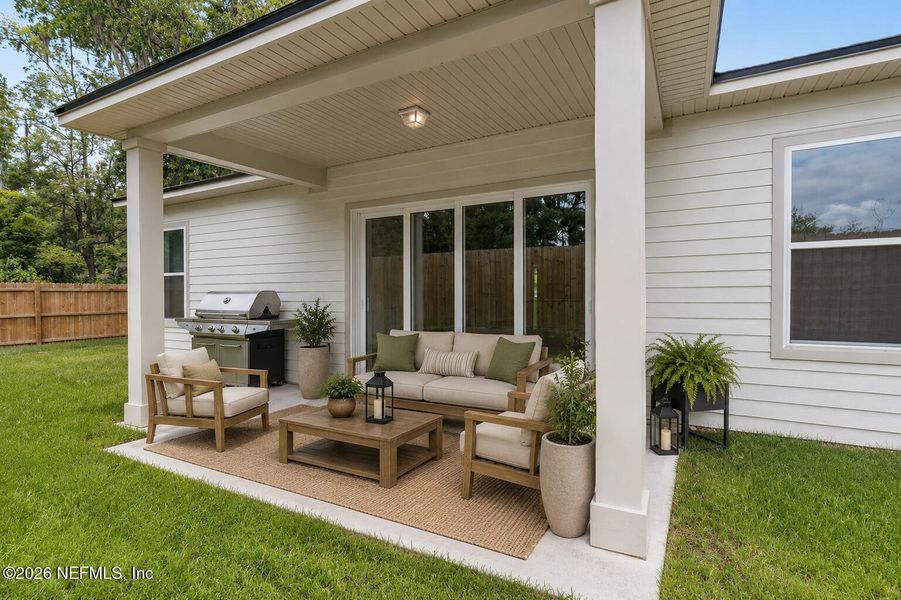 Exterior details and patio area of a home in , Orange Park (Image 3).