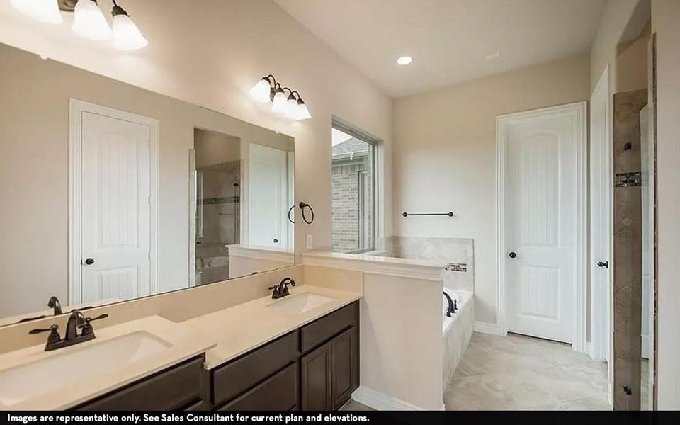 Furnished interior view inside a new home in Marvida, Cypress (Image 7).