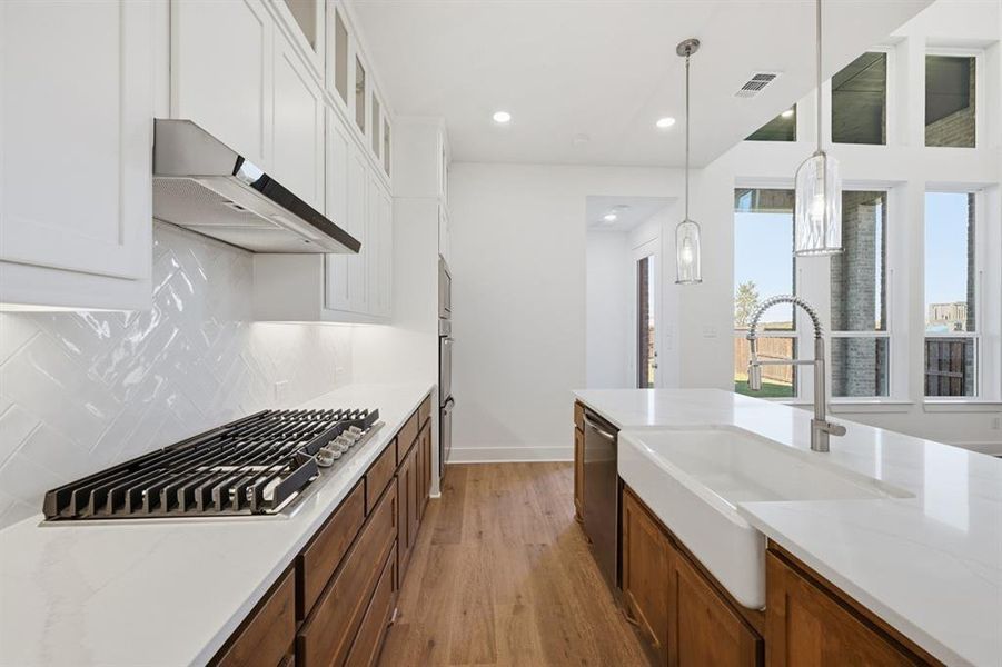 Furnished interior view inside a new home in Mantua Point: 55ft. lots, Van Alstyne (Image 9).