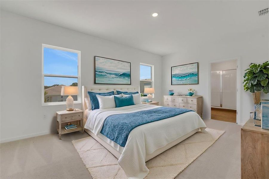 Furnished interior view inside a new home in Reserve at Hammock Oaks, Lady Lake (Image 11). Furnished interior view inside a new home in Reserve at Hammock Oaks, Lady Lake (Image 11).