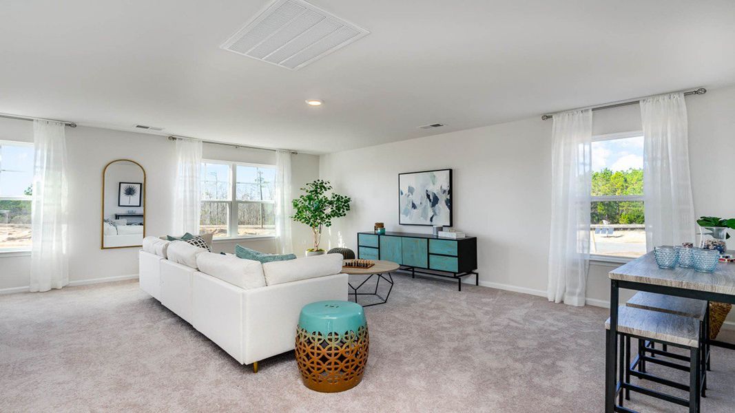 Furnished interior view inside a new home in Sandridge Park, Little River (Image 8).