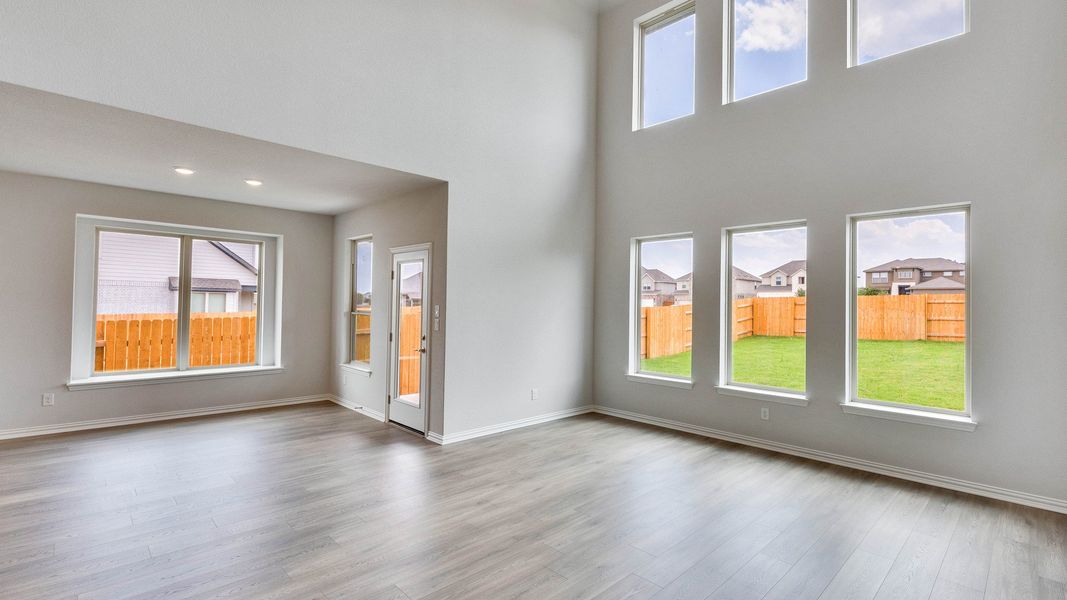 Furnished interior view inside a new home in Oaks at San Gabriel, Georgetown (Image 9).