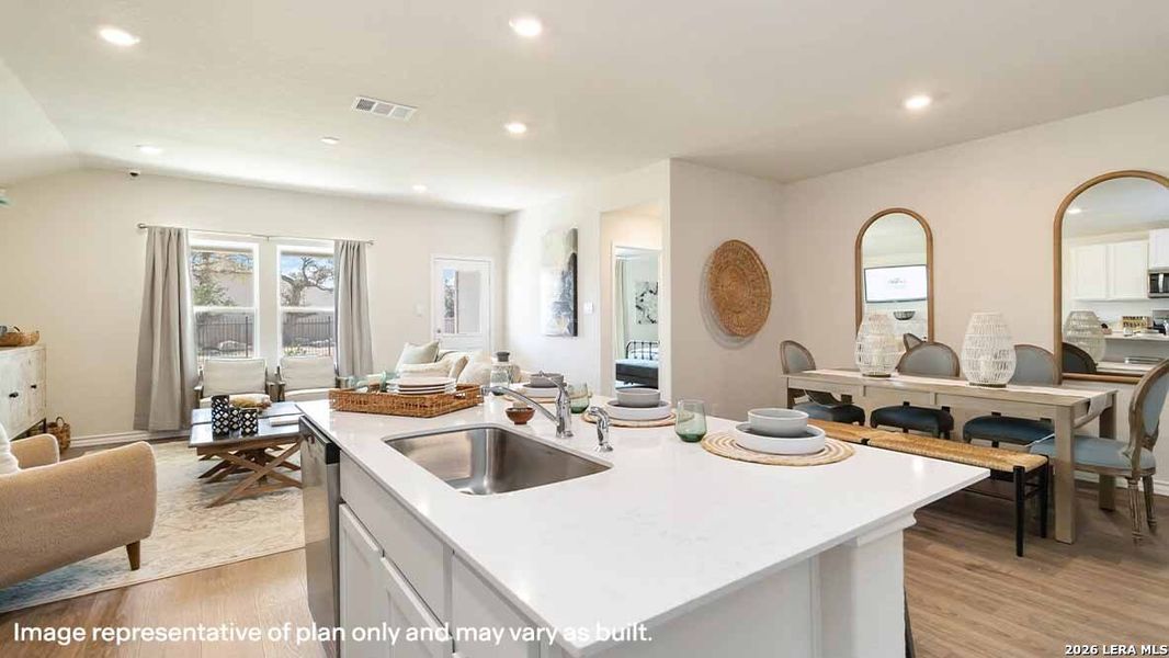 Furnished interior view inside a new home in , Boerne (Image 26).