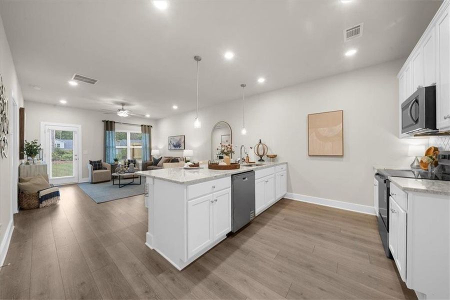 Furnished interior view inside a new home in , Dawsonville (Image 18).