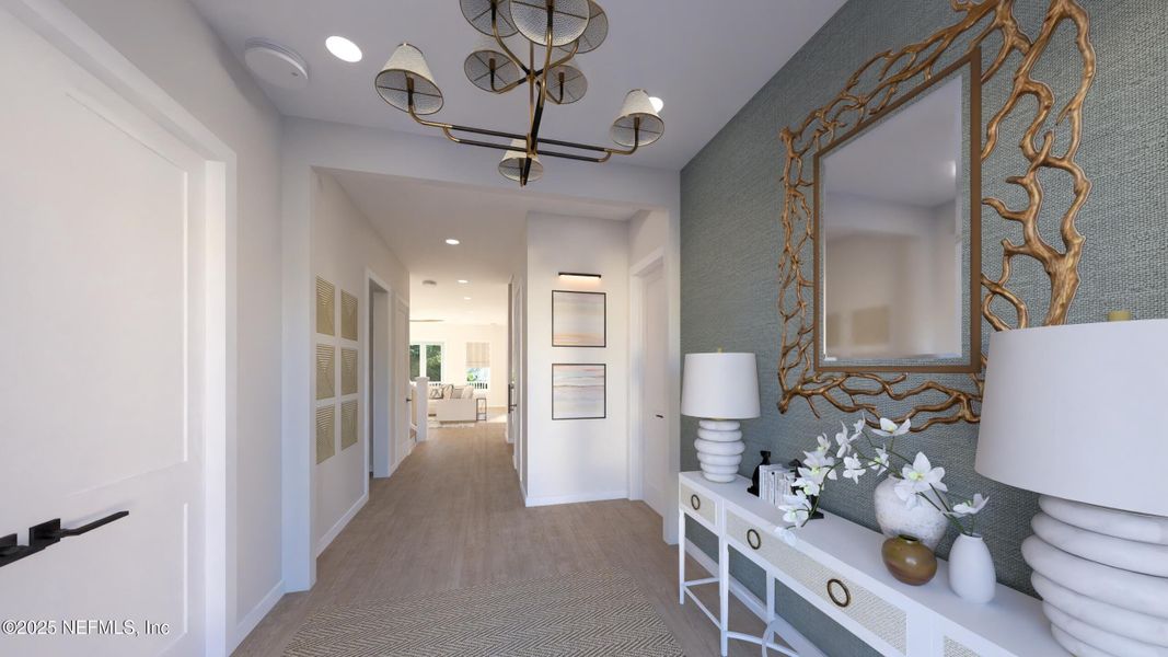 Furnished interior view inside a new home in , Atlantic Beach (Image 4). Furnished interior view inside a new home in , Atlantic Beach (Image 4).