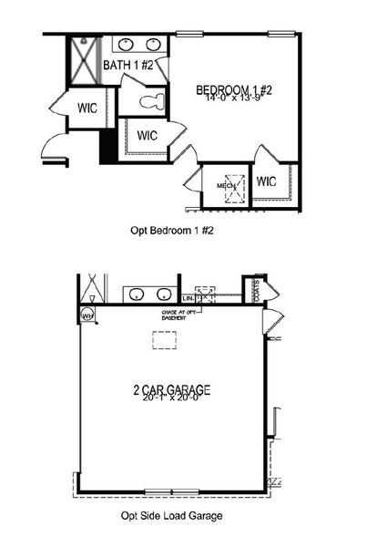 2D floor plan layout for the Plan by D.R. Horton in Spring Ridge, Anderson, SC (Image 4). 2D floor plan layout for the Plan by D.R. Horton in Spring Ridge, Anderson, SC (Image 4).