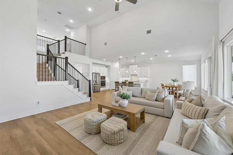 Furnished interior view inside a new home in Painted Tree, McKinney (Image 13).