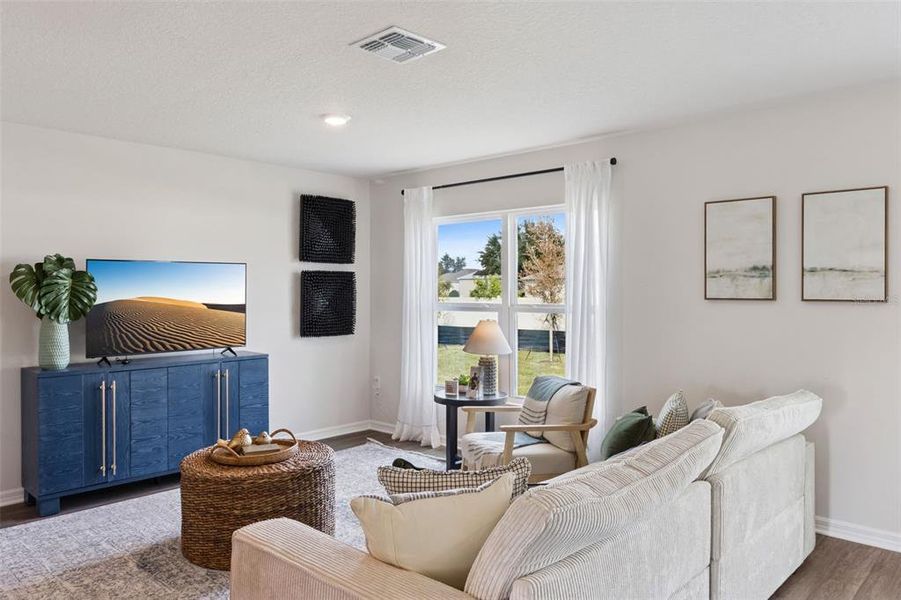 Furnished interior view inside a new home in Magnolia Pointe, Umatilla (Image 13).