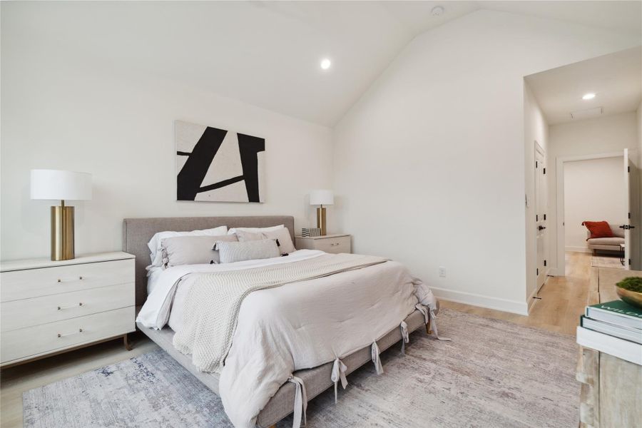 Furnished interior view inside a new home in , Houston (Image 32).