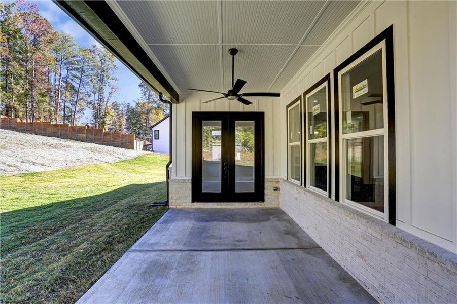 Exterior details and patio area of a home in , Snellville (Image 4). Exterior details and patio area of a home in , Snellville (Image 4).
