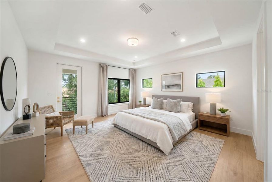 Furnished interior view inside a new home in , Sarasota (Image 10).