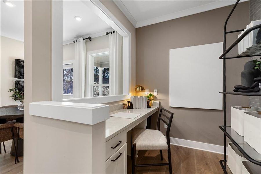 Furnished interior view inside a new home in Ashworth Estates, Powder Springs (Image 12). Furnished interior view inside a new home in Ashworth Estates, Powder Springs (Image 12).