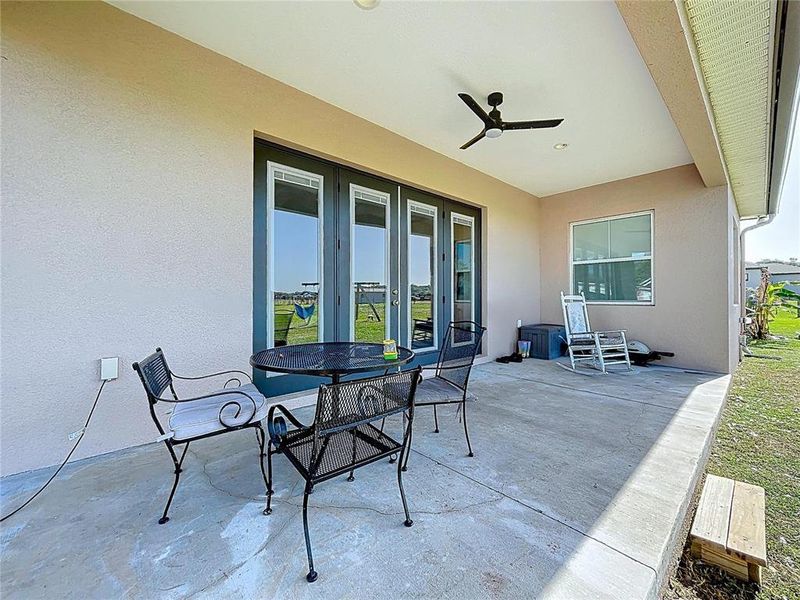 Exterior details and patio area of a home in , Plant City (Image 23).