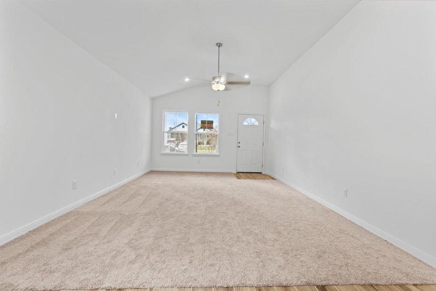 Spacious, unfurnished interior of a new home in Butler Farms, Liberty Hill (Image 23). Spacious, unfurnished interior of a new home in Butler Farms, Liberty Hill (Image 23).