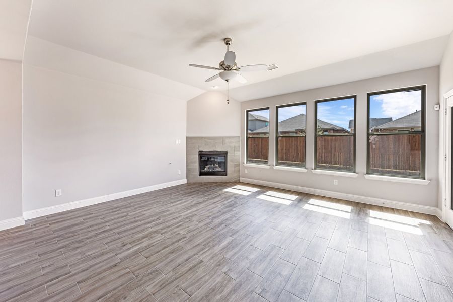 Representative unfurnished interior of a home built from the Trinity by UnionMain Homes in Elevon, Lavon (Image 36). Representative unfurnished interior of a home built from the Trinity by UnionMain Homes in Elevon, Lavon (Image 36).