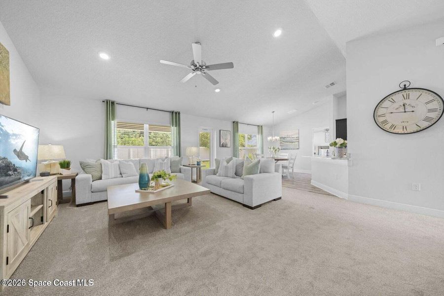 Furnished interior view inside a new home in Palm Bay, Palm Bay (Image 4). Furnished interior view inside a new home in Palm Bay, Palm Bay (Image 4).