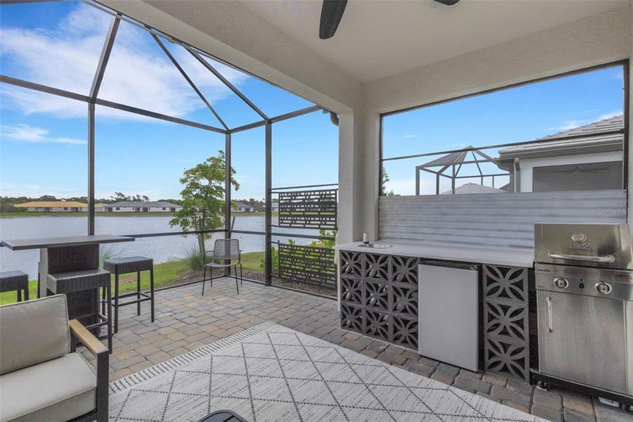 Exterior details and patio area of a home in , Nokomis (Image 30).
