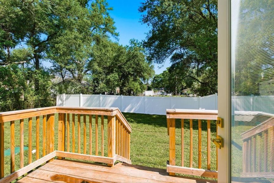 Exterior details and patio area of a home in , Tampa (Image 24).