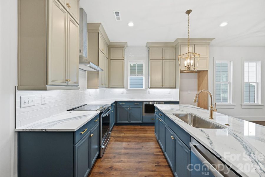 Furnished interior view inside a new home in The River District, Charlotte (Image 4).