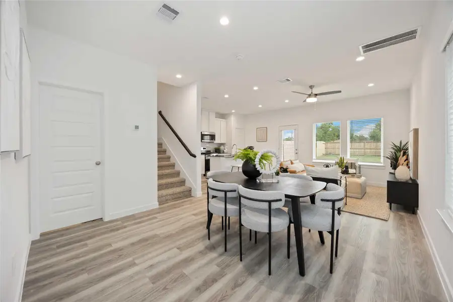 Furnished interior view inside a new home in Grand West, Houston (Image 3).