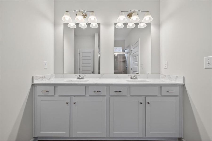 Furnished interior view inside a new home in Roxeywood Park, Winder (Image 11). Furnished interior view inside a new home in Roxeywood Park, Winder (Image 11).