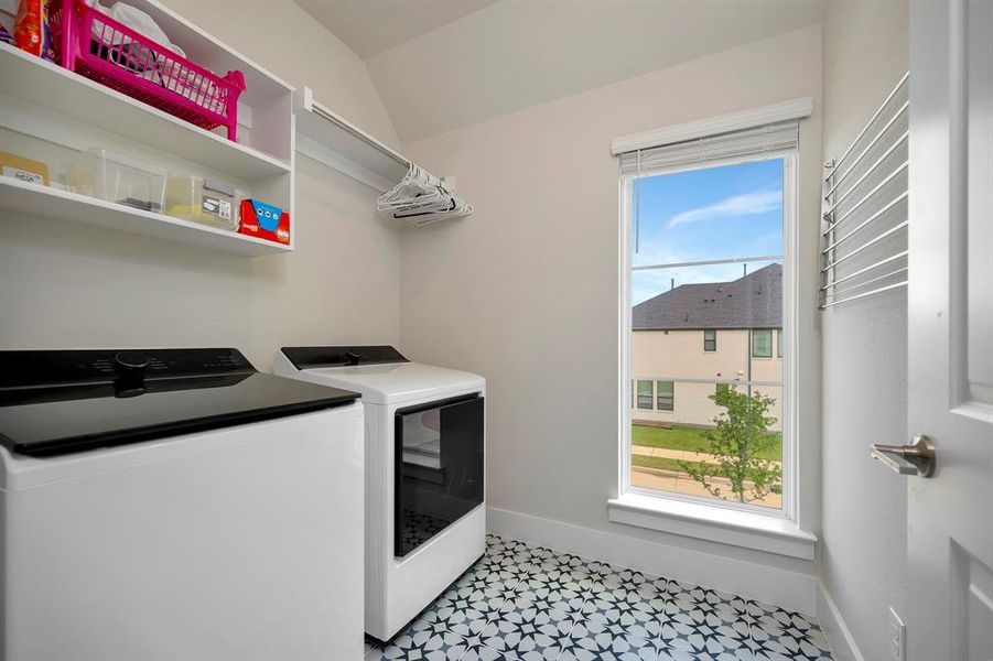 Downstairs laundry room Downstairs laundry room