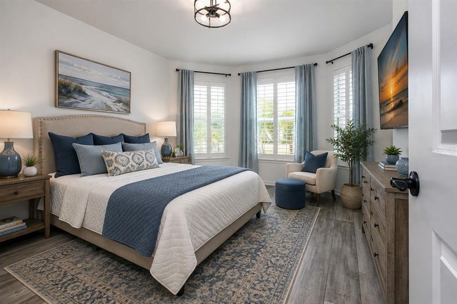 Furnished interior view inside a new home in , Parrish (Image 33).
