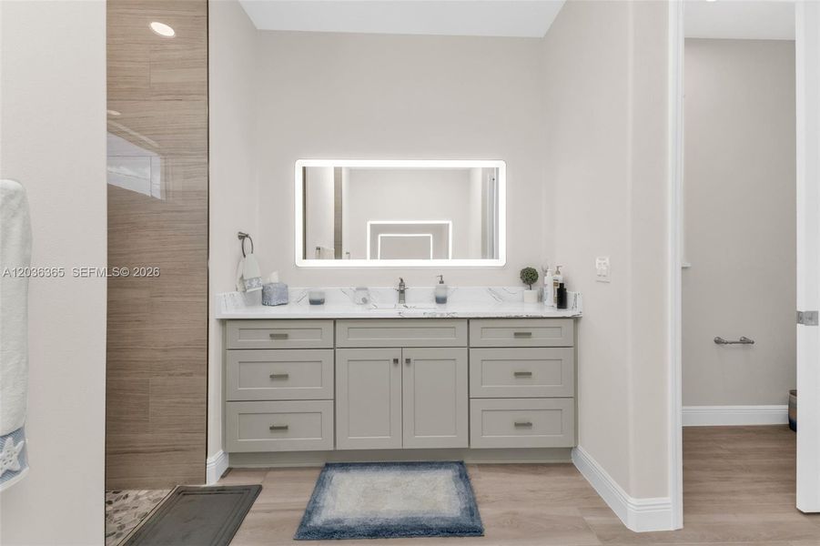 Furnished interior view inside a new home in , Port Charlotte (Image 17). Furnished interior view inside a new home in , Port Charlotte (Image 17).