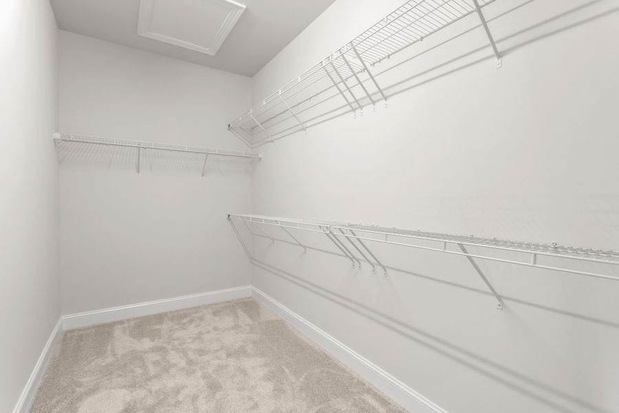 Representative furnished interior of a home built from the Essex by Keystone Homes NC in Weybridge, Burlington (Image 29).