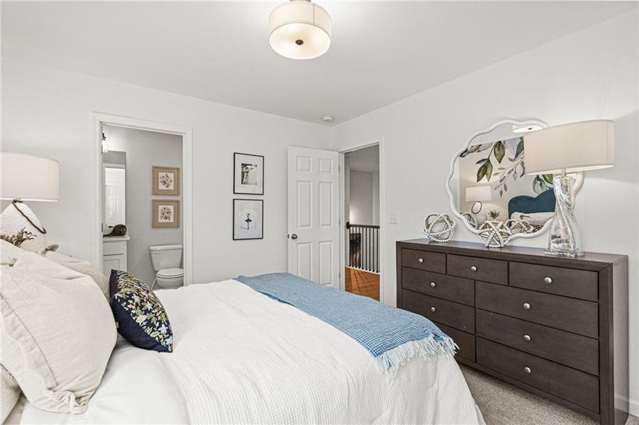 Furnished interior view inside a new home in Fern Hollow, Buford (Image 29).