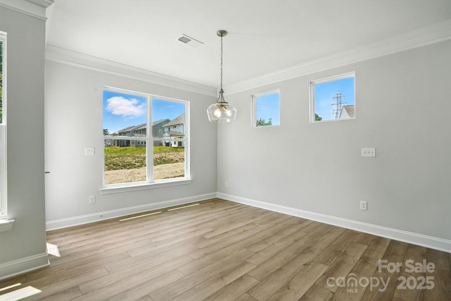 Spacious, unfurnished interior of a new home in Hampton Woods, Charlotte (Image 29).