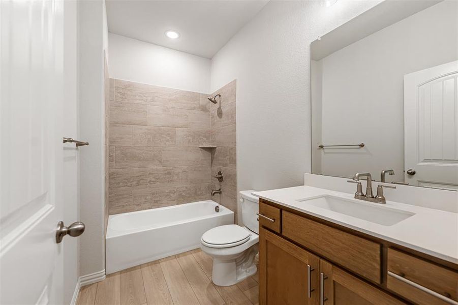 Furnished interior view inside a new home in Morningstar, Aledo (Image 9). Furnished interior view inside a new home in Morningstar, Aledo (Image 9).