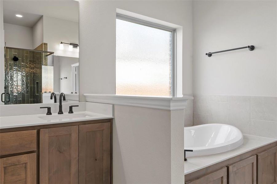 Furnished interior view inside a new home in Sunwest Village - Phase 10, McGregor (Image 5).