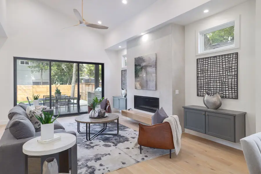 Furnished interior view inside a new home in , Austin (Image 11). Furnished interior view inside a new home in , Austin (Image 11).