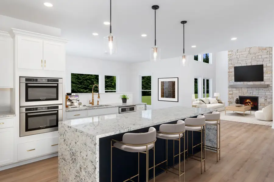 Representative furnished interior of a home built from the The Crestwood by Forbes Capretto Homes in Handpicked Homesites, East Amherst (Image 4).