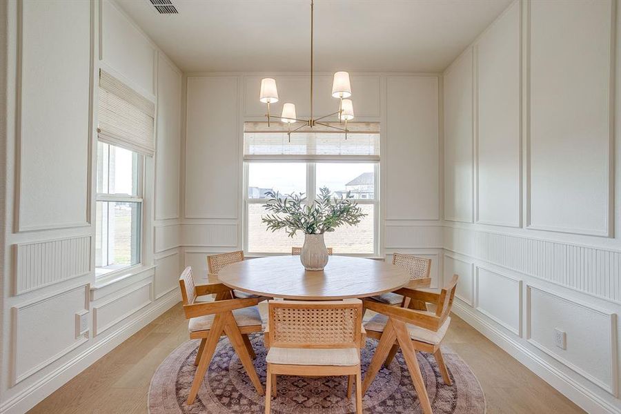 Furnished interior view inside a new home in , Fort Worth (Image 10).