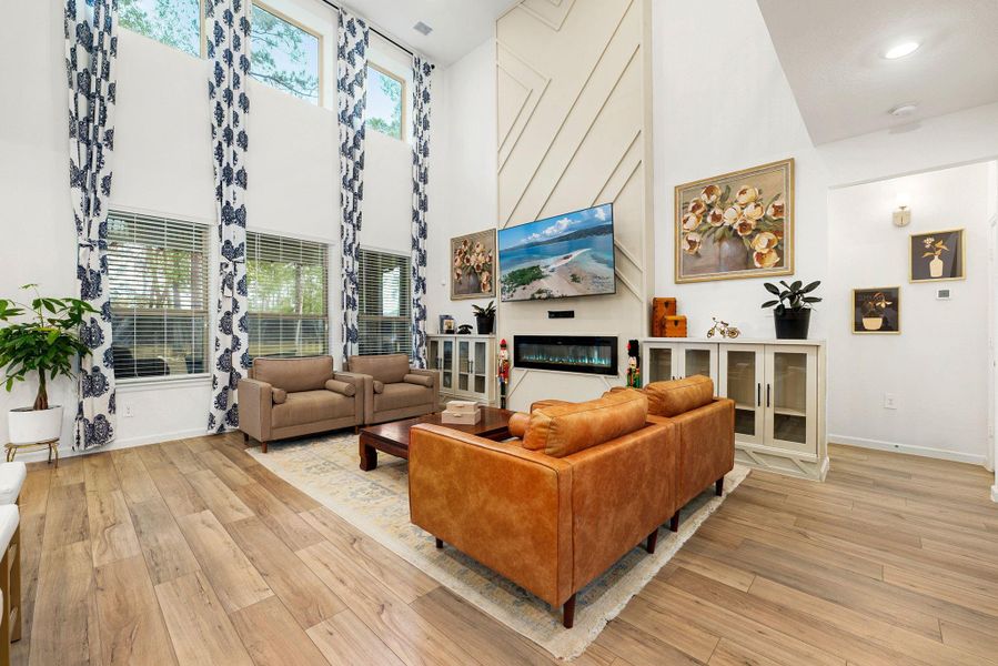 Furnished interior view inside a new home in ARTAVIA: Fairway Collection, Conroe (Image 34).