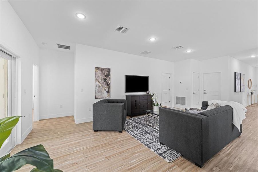 Furnished interior view inside a new home in , Orlando (Image 7). Furnished interior view inside a new home in , Orlando (Image 7).