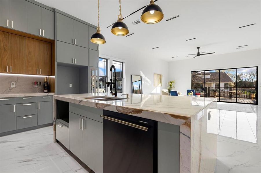 Furnished interior view inside a new home in , Rockwall (Image 27).