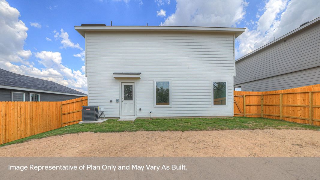 Front exterior of a new home in Ladera, Luling, TX, highlighting curb appeal (Image 18). Front exterior of a new home in Ladera, Luling, TX, highlighting curb appeal (Image 18).