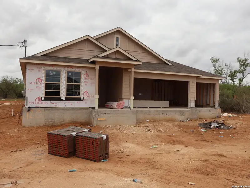 In-progress construction of a new home in Chaparral Ranch, Floresville, TX (Image 21).