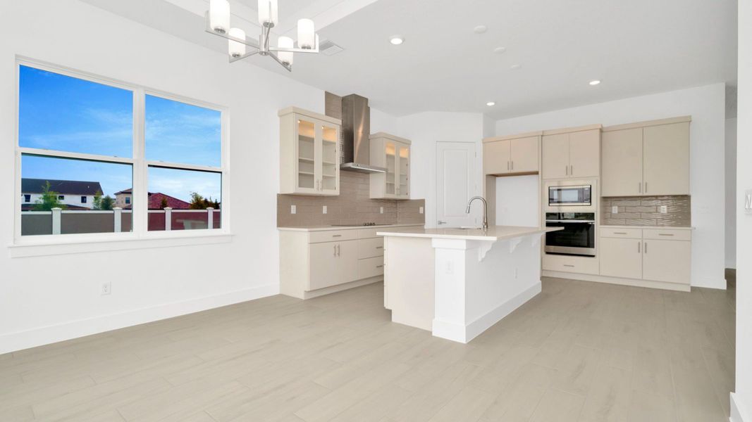 The Dining Room and Kitchen