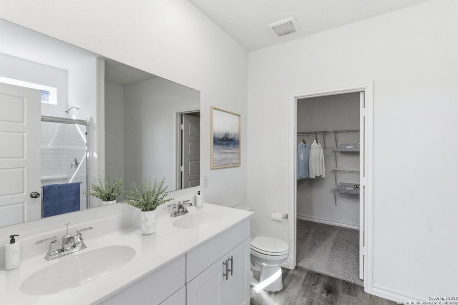 Furnished interior view inside a new home in Meadows at Clear Springs, New Braunfels (Image 5).