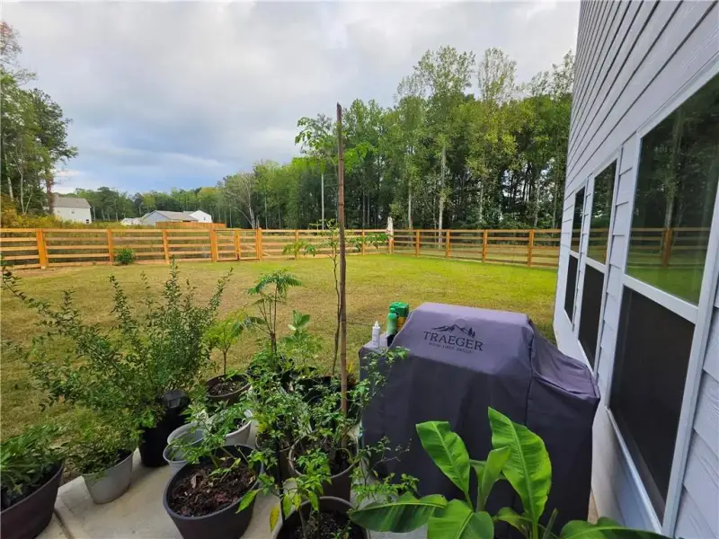 Exterior details and patio area of a home in , Winder (Image 3).