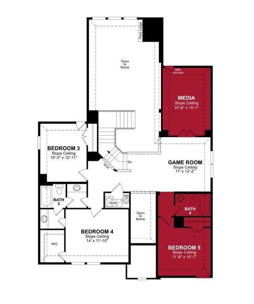 Beazer Homes Spiritas Ranch Summerfield floorplan