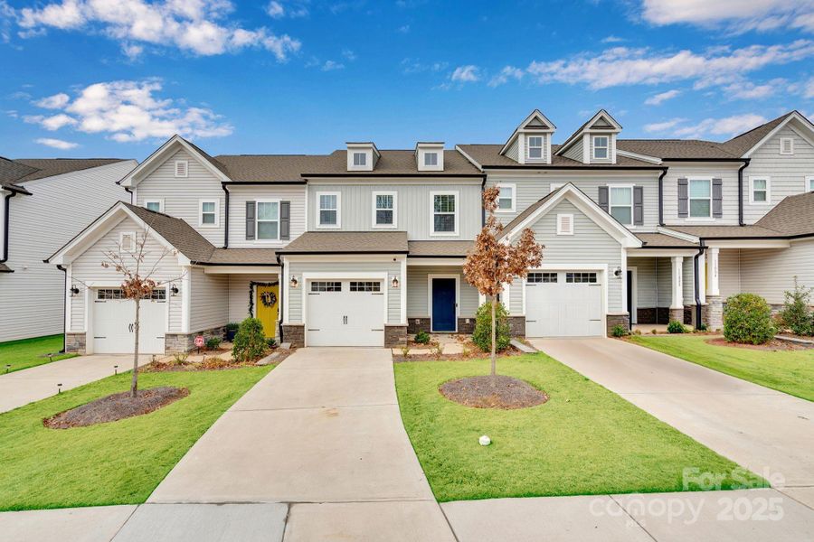 Front exterior of a new home in , Charlotte, NC, highlighting curb appeal (Image 25). Front exterior of a new home in , Charlotte, NC, highlighting curb appeal (Image 25).