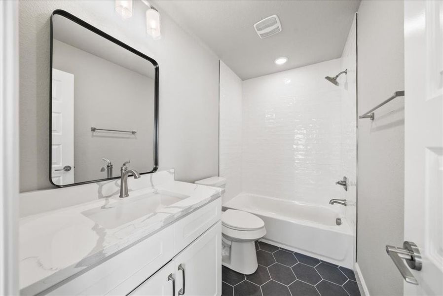 Furnished interior view inside a new home in , Godley (Image 30).