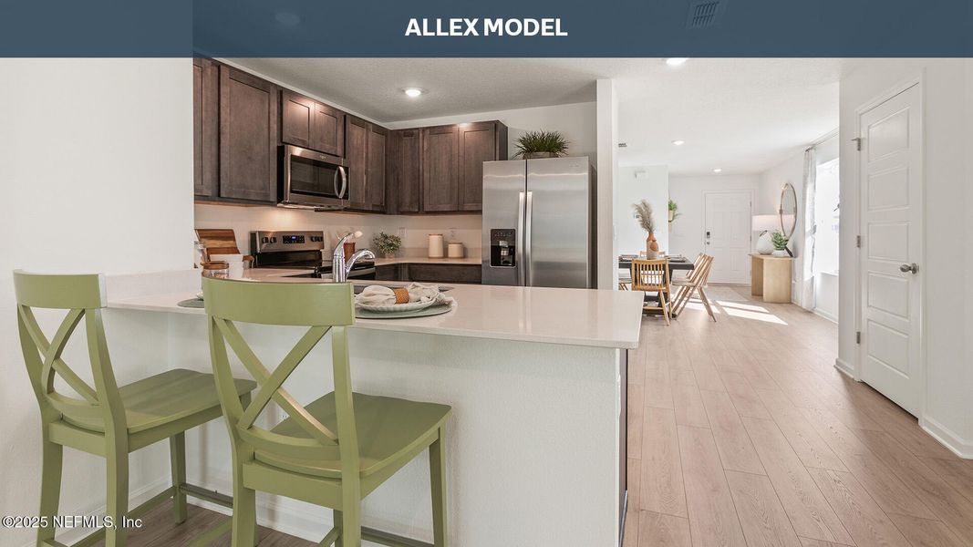 Furnished interior view inside a new home in Grand Reserve, Bunnell (Image 9).