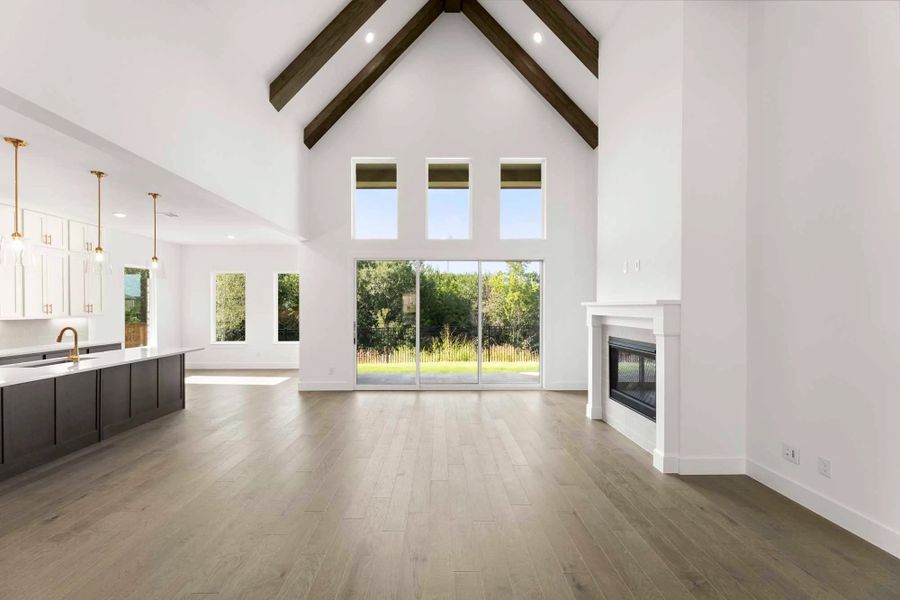 Open Kitchen-Living-Dining Room featuring the Serene Collection Open Kitchen-Living-Dining Room featuring the Serene Collection