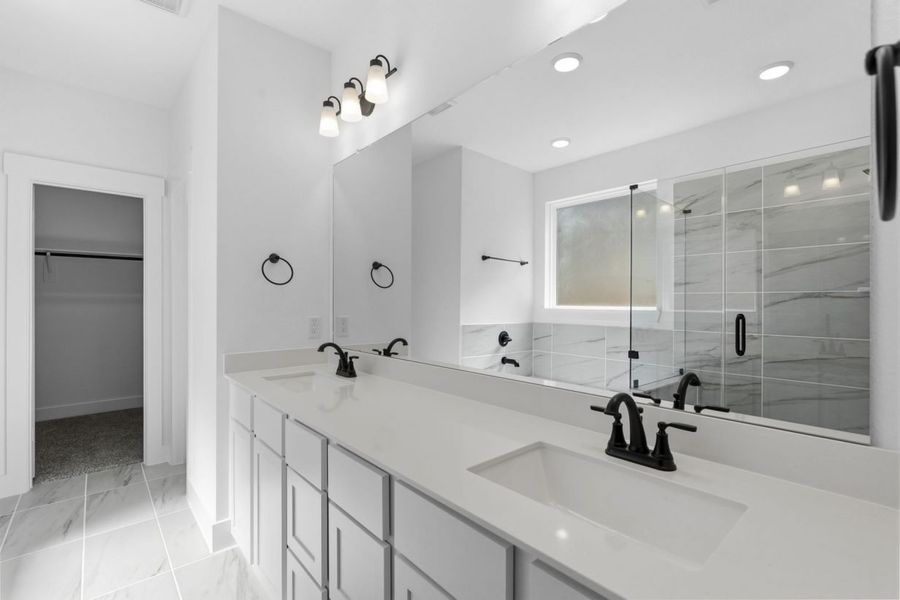 Furnished interior view inside a new home in Hunters Crossing, Sealy (Image 6).